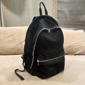 Rick Owens FW17 DRKSHDW Embroidered Logo Grossgrain Backpack